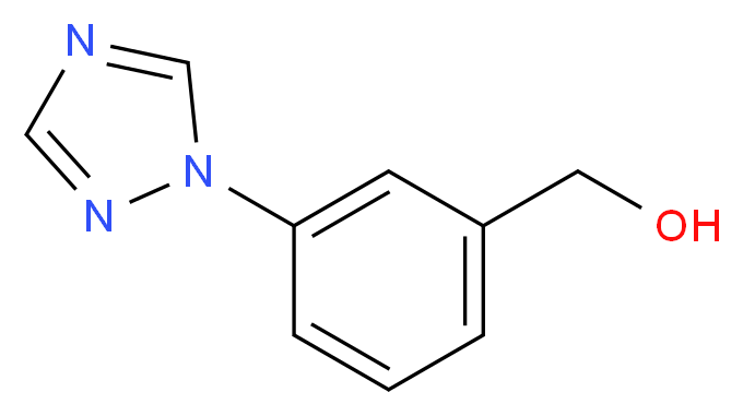 [3-(1H-1,2,4-triazol-1-yl)phenyl]methanol_分子结构_CAS_868755-55-9)