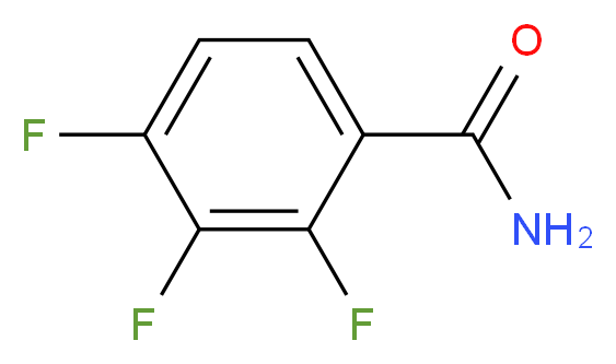 2,3,4-Trifluorobenzamide 97%_分子结构_CAS_207919-09-3)