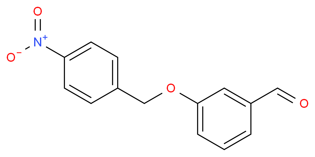 3-[(4-nitrobenzyl)oxy]benzaldehyde_分子结构_CAS_247089-42-5)