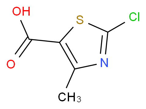 2-chloro-4-methyl-1,3-thiazole-5-carboxylic acid_分子结构_CAS_)