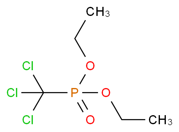 三氯甲基膦酸二乙酯_分子结构_CAS_866-23-9)