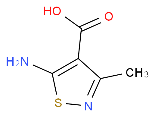 5-amino-3-methylisothiazole-4-carboxylic acid_分子结构_CAS_22131-51-7)