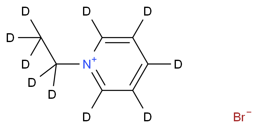 1-(<sup>2</sup>H<sub>5</sub>)ethyl(<sup>2</sup>H<sub>5</sub>)pyridin-1-ium bromide_分子结构_CAS_947601-99-2