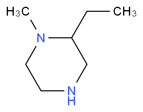 2-ethyl-1-methylpiperazine_分子结构_CAS_4791-32-6