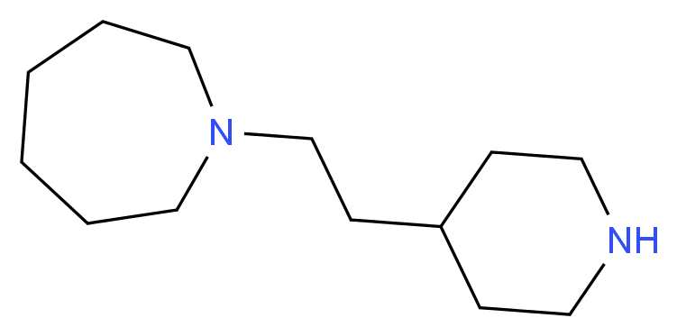 1-(2-Piperidin-4-ylethyl)azepane_分子结构_CAS_96901-05-2)