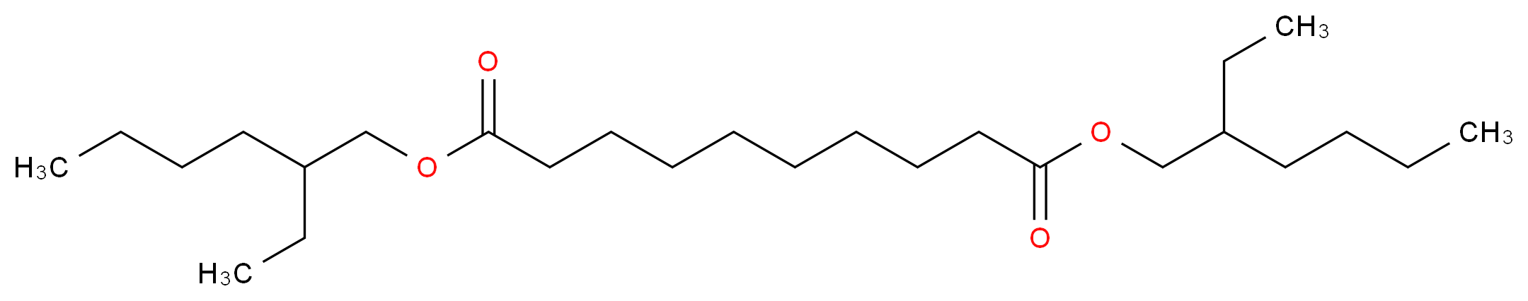 1,10-bis(2-ethylhexyl) decanedioate_分子结构_CAS_122-62-3