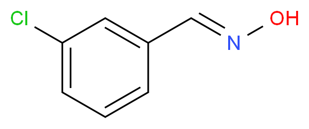 3-Chlorobenzenecarbaldehyde oxime_分子结构_CAS_92062-57-2)