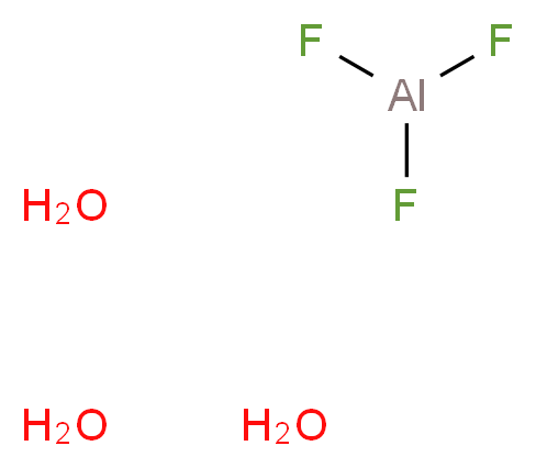 trifluoroalumane trihydrate_分子结构_CAS_15098-87-0