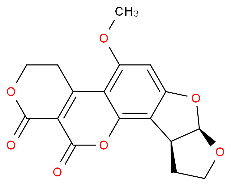 Aflatoxin G2_分子结构_CAS_7241-98-7)