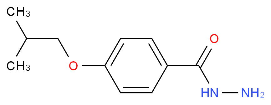 4-Isobutoxy-benzoic acid hydrazide_分子结构_CAS_91430-26-1)