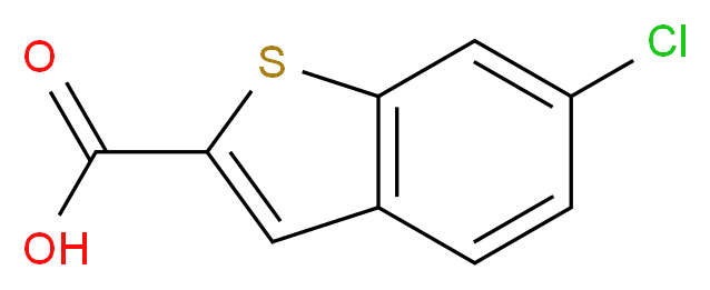 6-Chlorobenzo[b]thiophene-2-carboxylic acid_分子结构_CAS_26018-73-5)