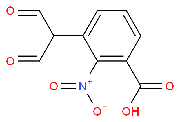 2-(3-Hydroxycarbonyl-2-nitrophenyl)-malondialdehyde_分子结构_CAS_205680-83-7)