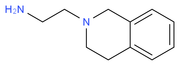 2-(1,2,3,4-tetrahydroisoquinolin-2-yl)ethan-1-amine_分子结构_CAS_53356-51-7