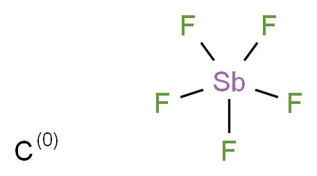 氟化锑(V) 石墨混合体, 1:1比例_分子结构_CAS_59839-60-0)