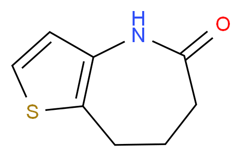 4H,5H,6H,7H,8H-thieno[3,2-b]azepin-5-one_分子结构_CAS_4751-61-5