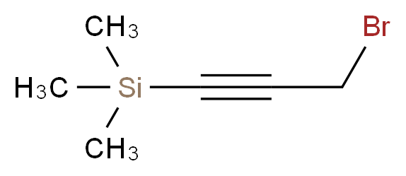 (3-bromoprop-1-yn-1-yl)trimethylsilane_分子结构_CAS_38002-45-8)