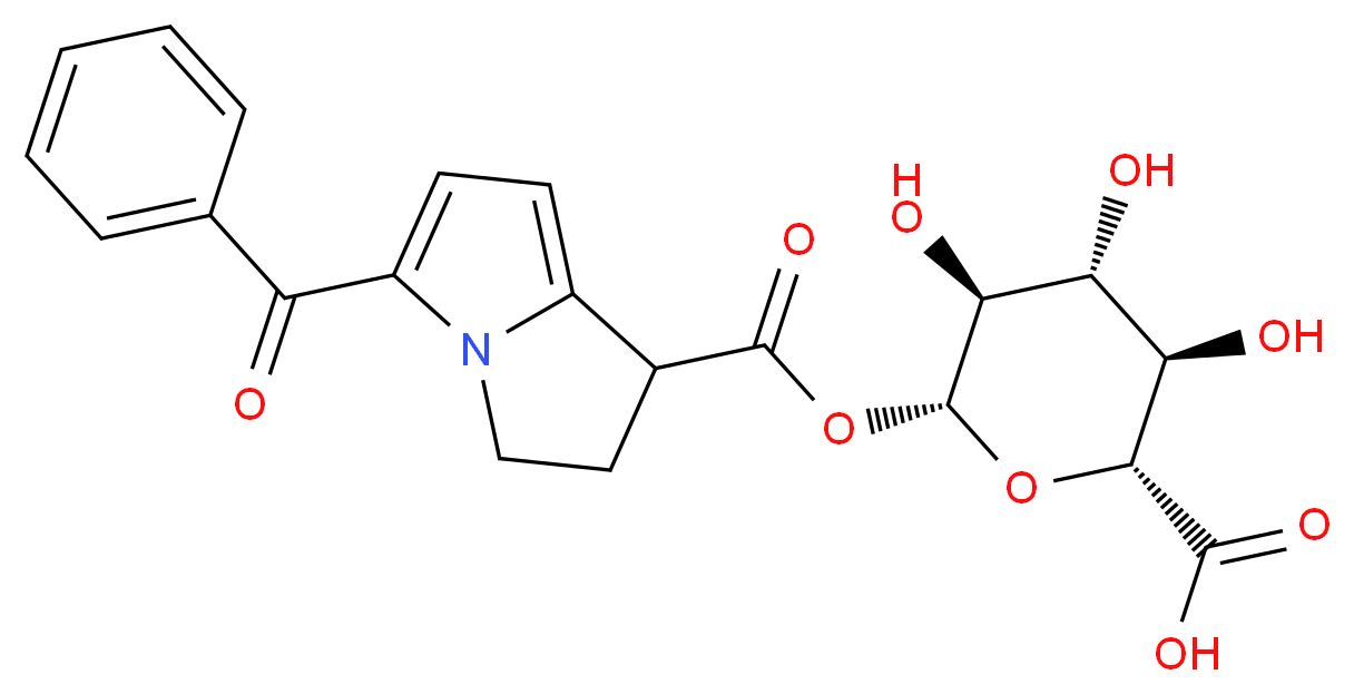 rac Ketorolac Acyl-β-D-glucuronide(Mixture of Diastereomers)_分子结构_CAS_)