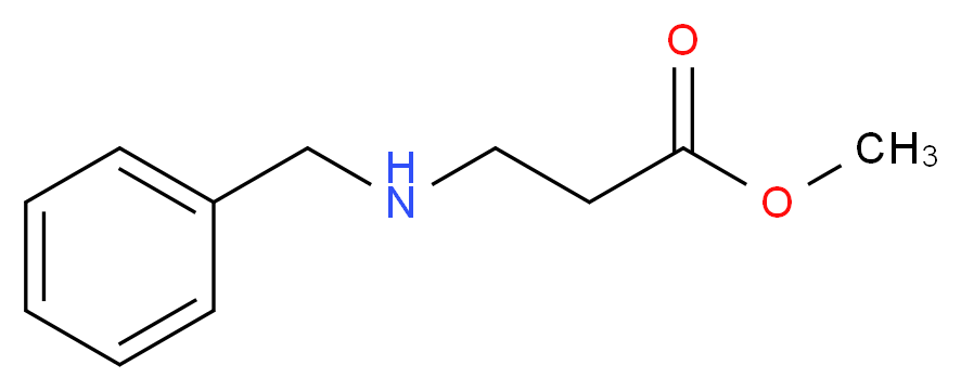 methyl 3-(benzylamino)propanoate_分子结构_CAS_23574-01-8