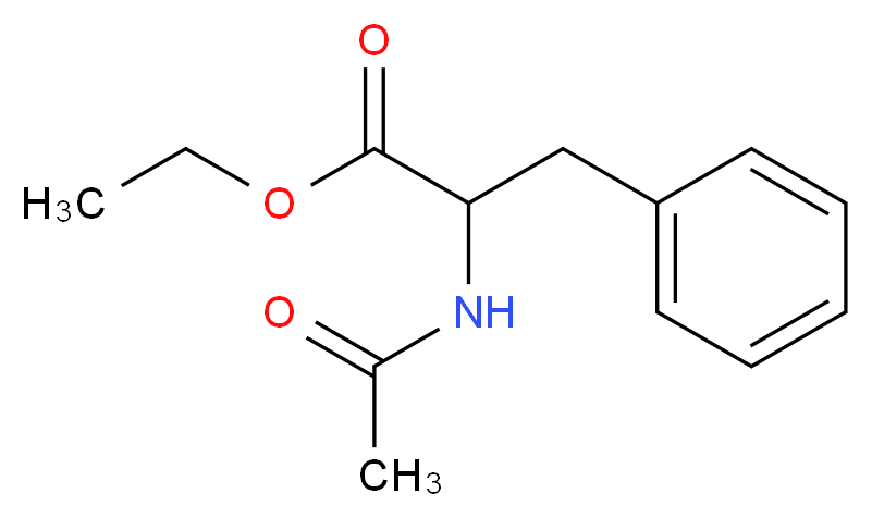 ethyl 2-acetamido-3-phenylpropanoate_分子结构_CAS_2361-96-8