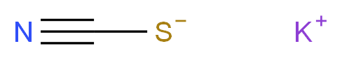 Potassium thiocyanate_分子结构_CAS_333-20-0)