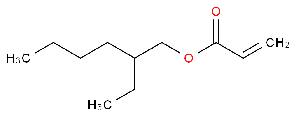 2-乙基己基丙烯酸酯_分子结构_CAS_103-11-7)