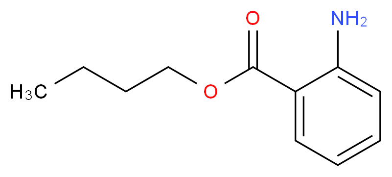 butyl 2-aminobenzoate_分子结构_CAS_7756-96-9