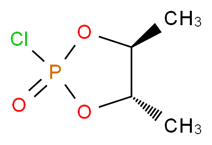 (4S,5S)-2-氯-4,5-二甲基-1,3,2-二氧磷杂环戊烷 2-氧化物_分子结构_CAS_112966-13-9)