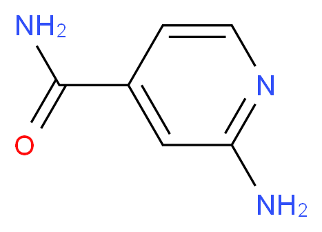 2-aminopyridine-4-carboxamide_分子结构_CAS_13538-42-6