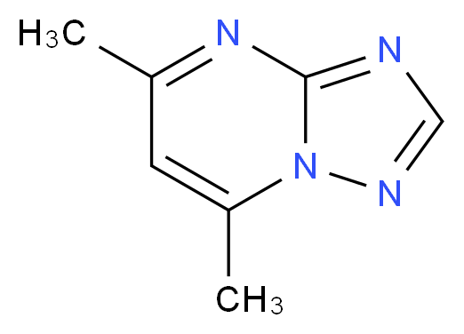 5,7-二甲基-1,3,4-三氮吲哚利嗪_分子结构_CAS_7681-99-4)