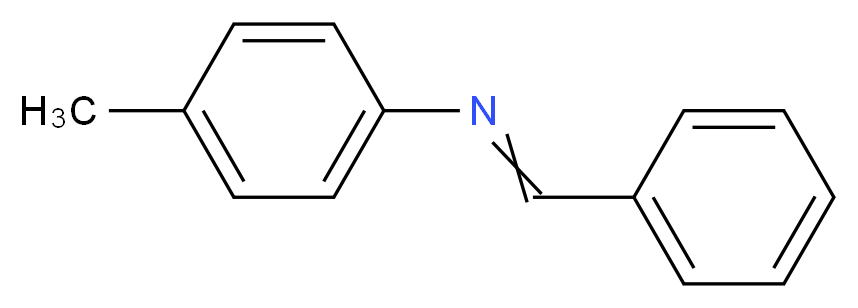 4-methyl-N-(phenylmethylidene)aniline_分子结构_CAS_2272-45-9