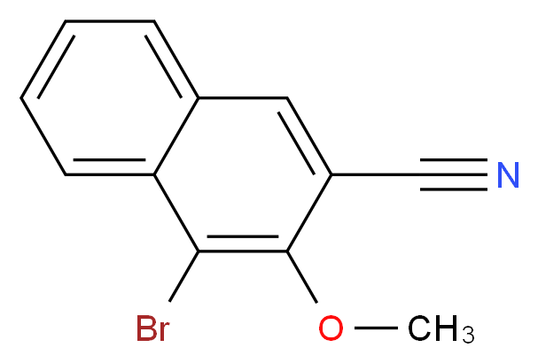 4-Bromo-3-methoxy-2-naphthonitrile_分子结构_CAS_)