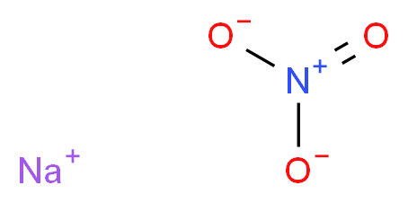 Sodium nitrate_分子结构_CAS_7631-99-4)