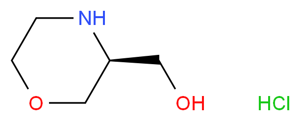 (S)-Morpholin-3-ylmethanol hydrochloride_分子结构_CAS_218594-79-7)