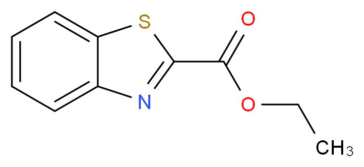 ethyl 1,3-benzothiazole-2-carboxylate_分子结构_CAS_32137-76-1