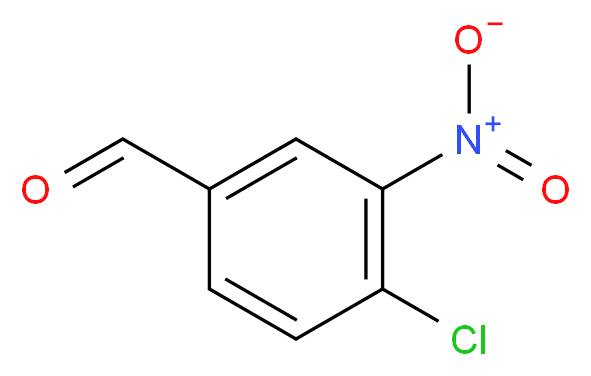 4-氯-3-硝基苯甲醛_分子结构_CAS_16588-34-4)