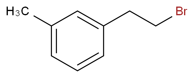 1-(2-bromoethyl)-3-methylbenzene_分子结构_CAS_16799-08-9