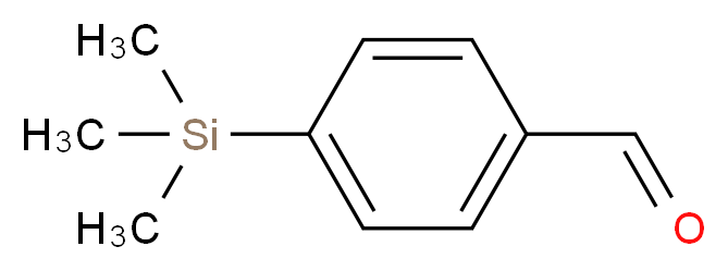 4-(Trimethylsilyl)benzaldehyde_分子结构_CAS_2199-32-8)