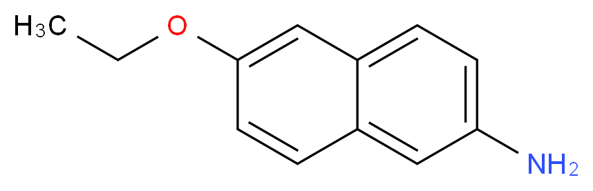 2-Amino-6-ethoxynaphthalene_分子结构_CAS_293733-21-8)