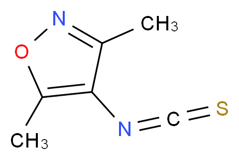 4-isothiocyanato-3,5-dimethyl-1,2-oxazole_分子结构_CAS_321309-27-7