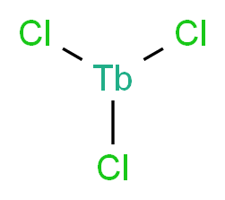 Terbium(III) chloride_分子结构_CAS_10042-88-3)