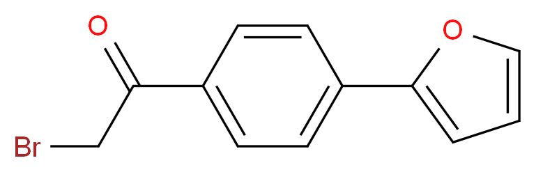 4-(2-Furyl)phenacyl bromide, tech_分子结构_CAS_868755-47-9)