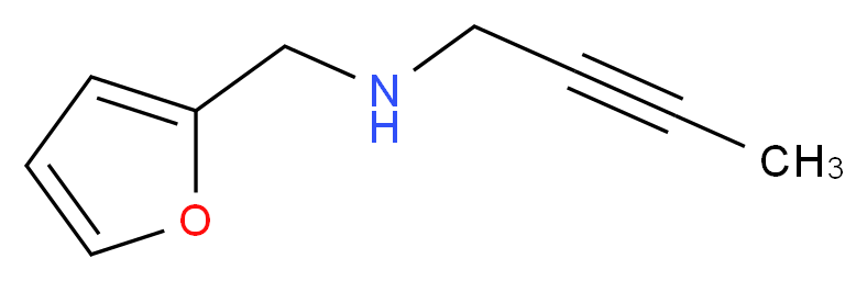 N-(2-furylmethyl)but-2-yn-1-amine_分子结构_CAS_371236-74-7)