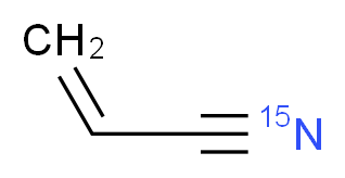 prop-2-ene(<sup>1</sup><sup>5</sup>N)nitrile_分子结构_CAS_91628-89-6