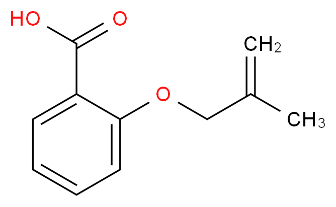 2-[(2-methylprop-2-en-1-yl)oxy]benzoic acid_分子结构_CAS_119171-39-0)