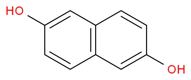 naphthalene-2,6-diol_分子结构_CAS_581-43-1