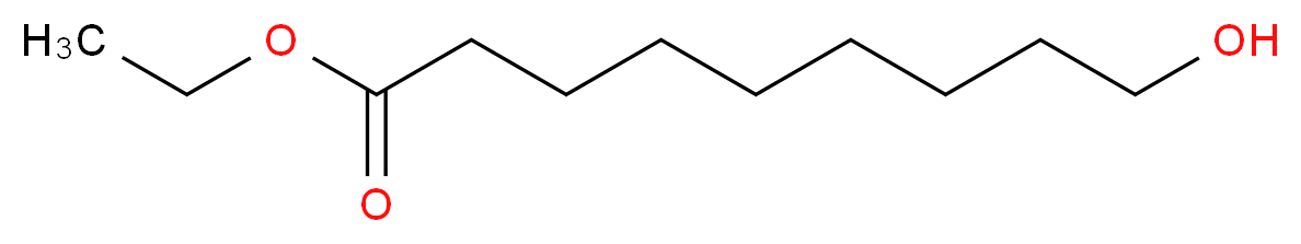 ethyl 9-hydroxynonanoate_分子结构_CAS_3639-34-7