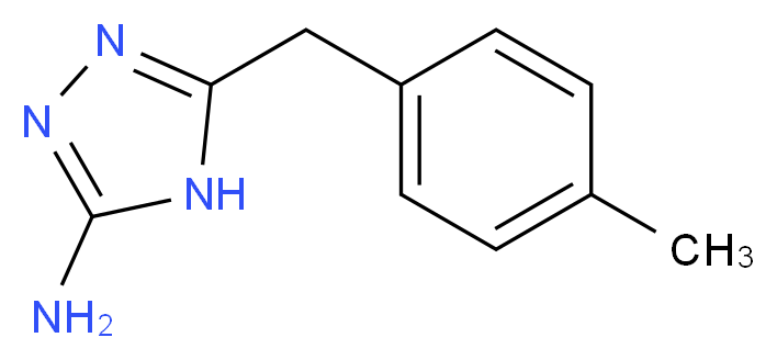 5-(4-Methylbenzyl)-4H-1,2,4-triazol-3-amine _分子结构_CAS_502685-85-0)