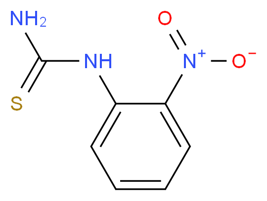 1-(2-Nitrophenyl)-2-thiourea_分子结构_CAS_51039-84-0)