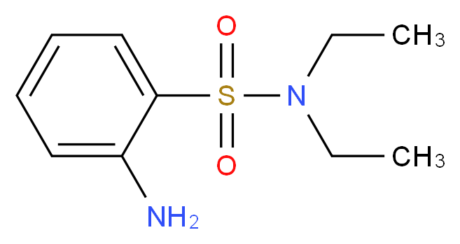 2-amino-N,N-diethylbenzene-1-sulfonamide_分子结构_CAS_57947-01-0