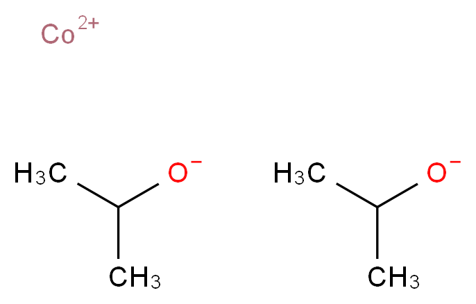 λ<sup>2</sup>-cobalt(2+) ion bis(propan-2-olate)_分子结构_CAS_60406-95-3